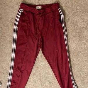 Hollister Maroon joggers